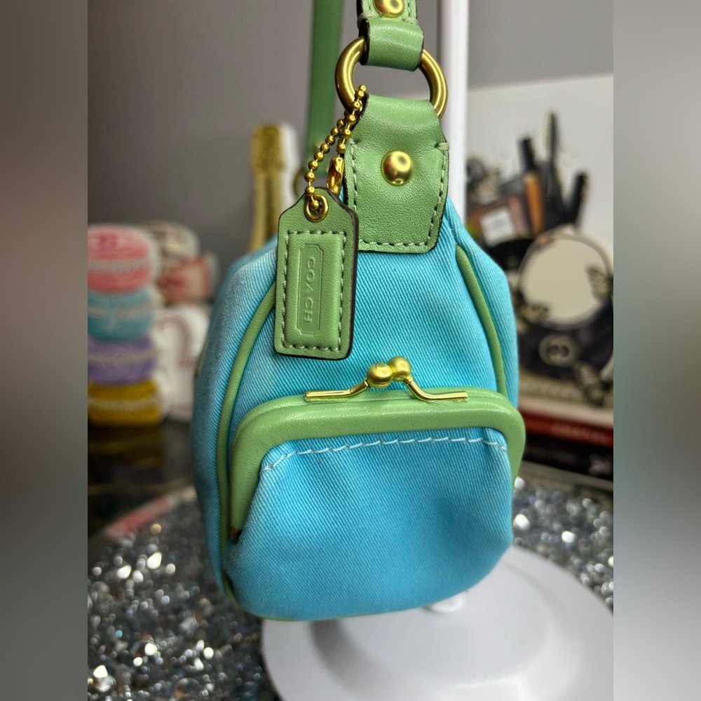 Coach 2008 Bonnie Cashin carry Limited Edition Double Kisslock Bag NWOT - Picture 8 of 15